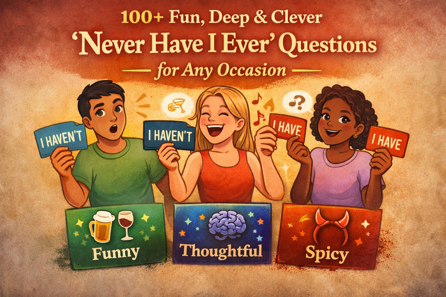 100+ Never Have I Ever Questions Fun, Deep and Clever Ideas