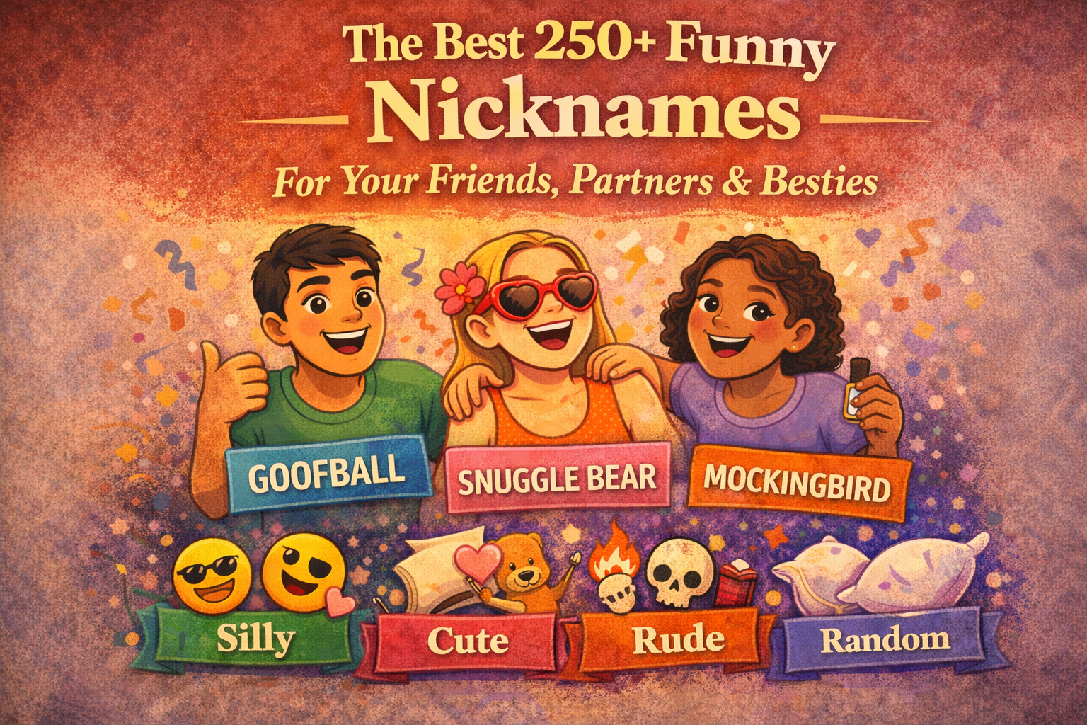 Best Funny Nicknames for Friends