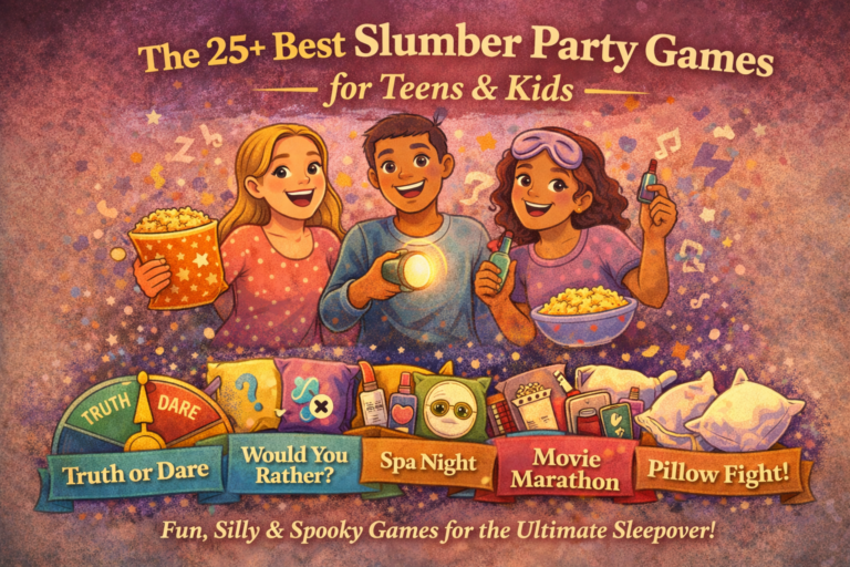 Best Slumber Party Games for Teens and Kids