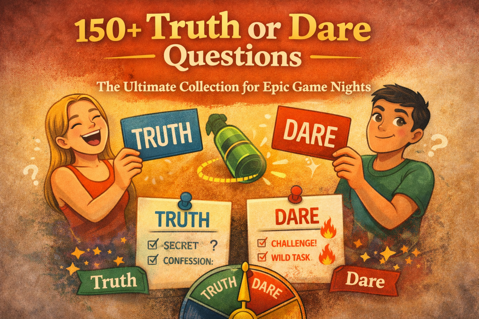 Best Truth or Dare Questions for Friends Couples and Adults