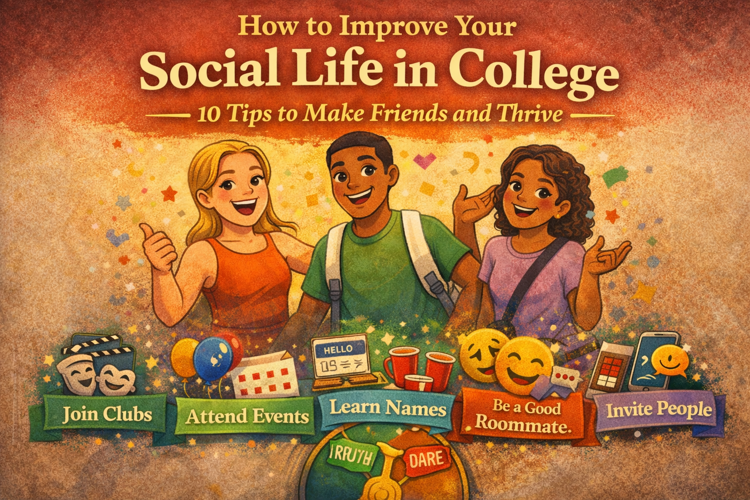 How to Improve Your Social Life in College and Make Friends